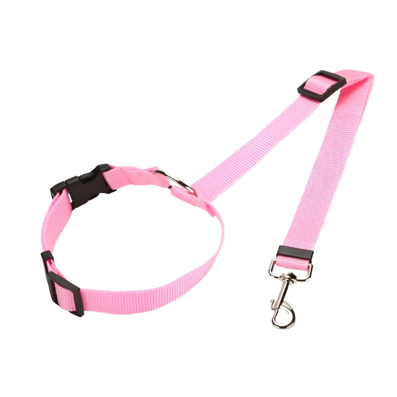 Pink - Dog Car Seat Belt