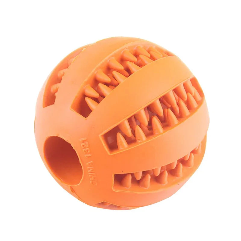 Orange - Interactive Elasticity Dog Ball Toy