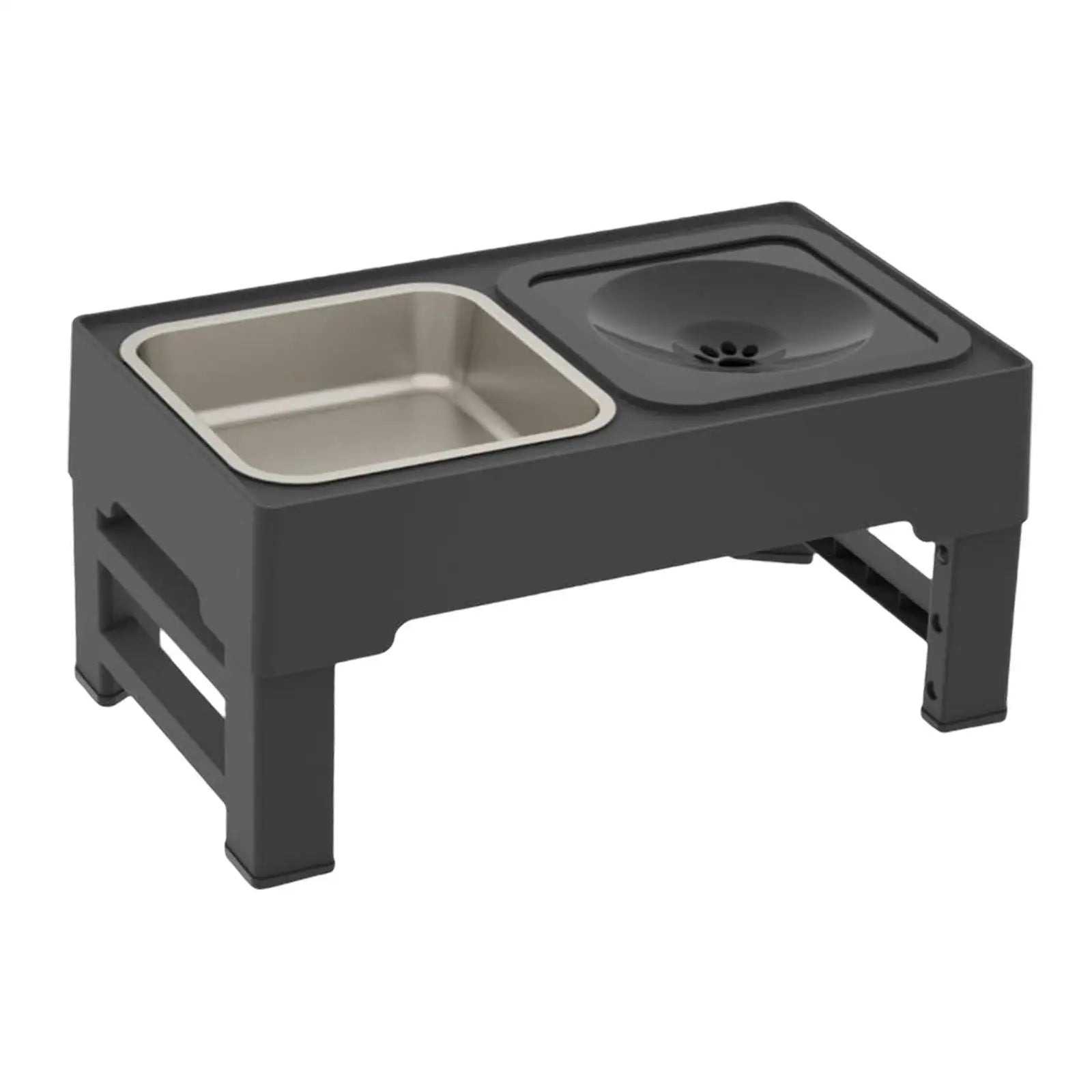 Adjustable Elevated Dog Bowl 