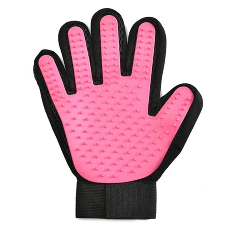 Pink - Pet Grooming Glove