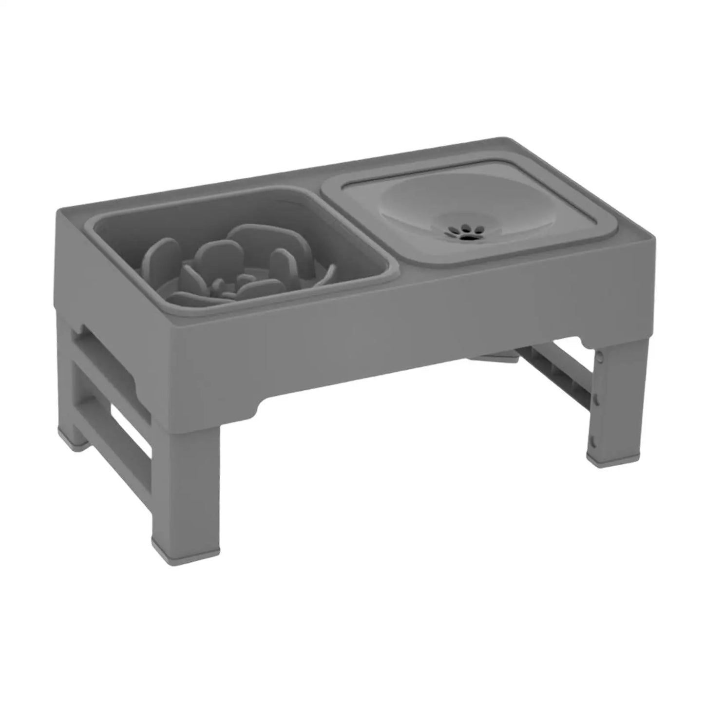 Adjustable Elevated Dog Bowl 