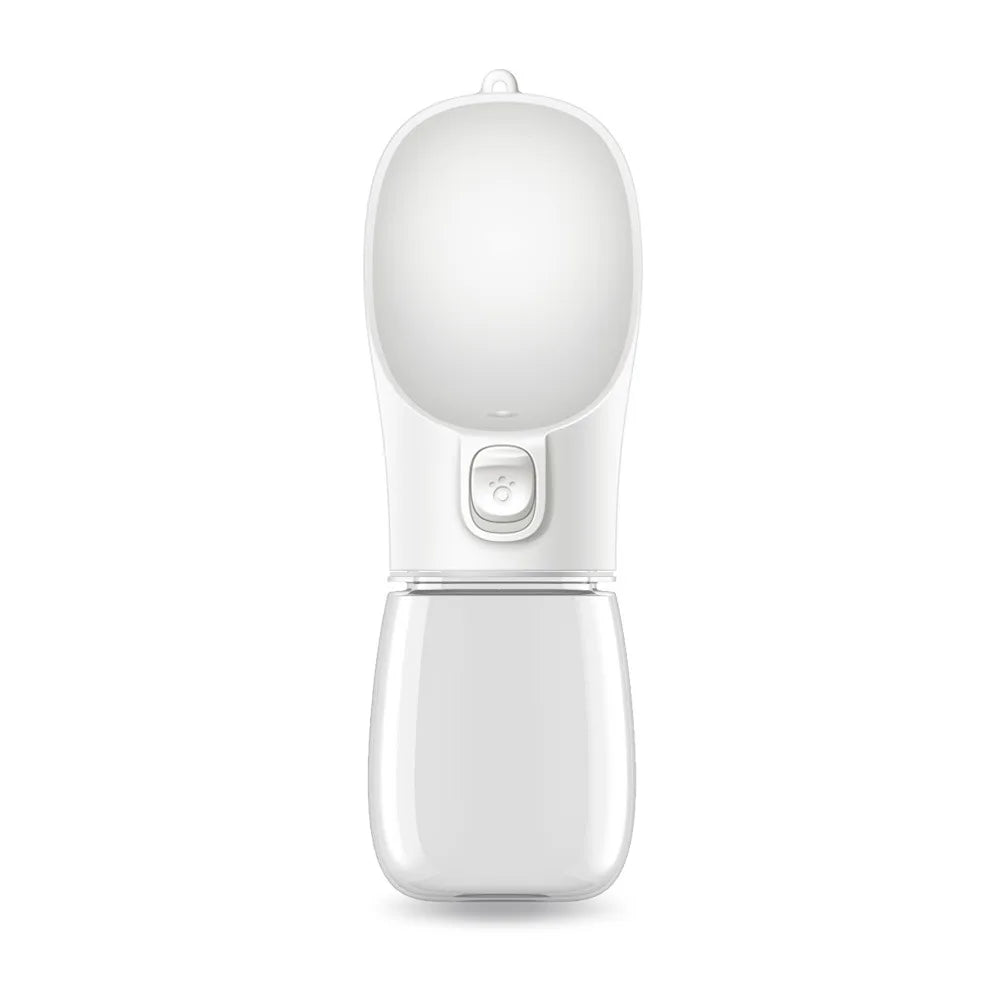 White - Portable Dog Bottle